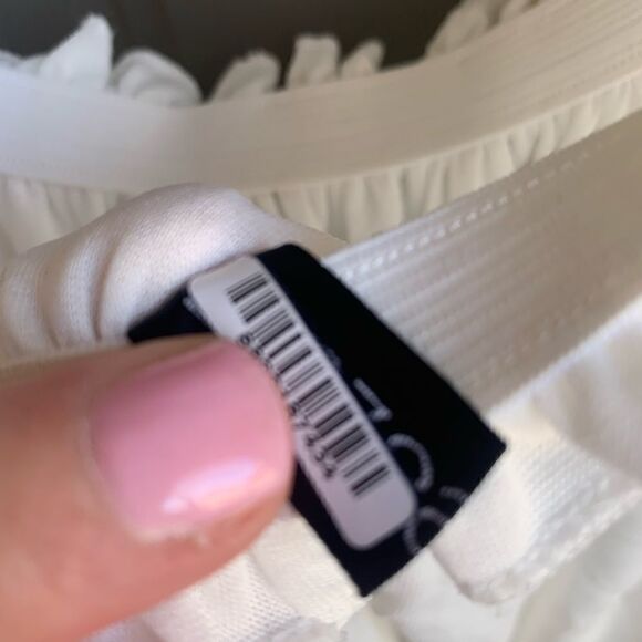 Francescas Collection White Flowy Bell Sleeve Top size S - Picture 3 of 5